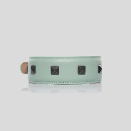 Collar Zombie Cuero Taches Ancho