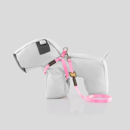 Conjunto Arnés Básico Mini Step In Rosado