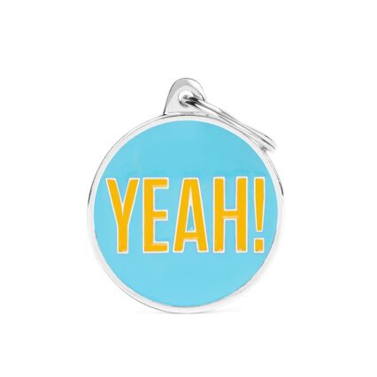 Placa Charms "Yeah" Grande
