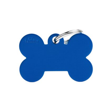 Placa Basic Hueso Grande Azul en Aluminio