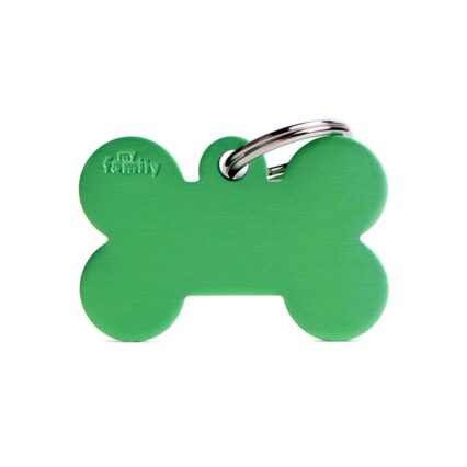 Placa Basic Hueso Grande Verde en Aluminio
