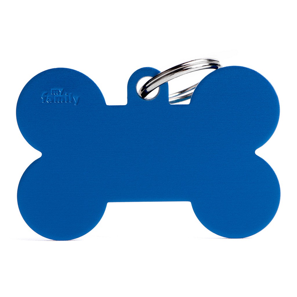 Placa Basic Hueso XL Azul en Aluminio