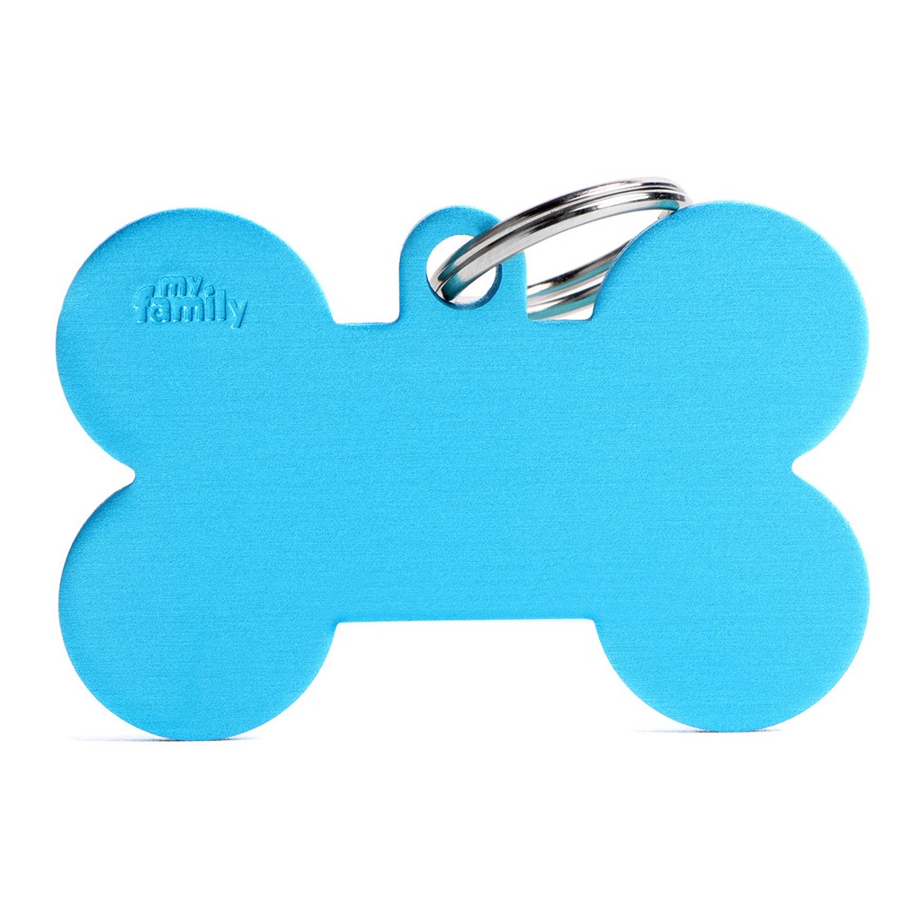 Placa Basic Hueso XL Celeste en Aluminio