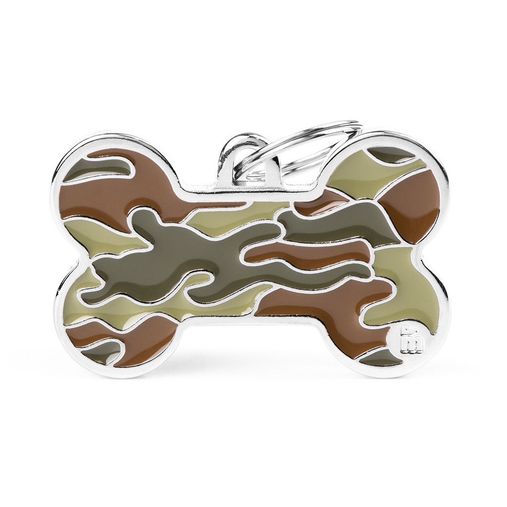 Placa Style Camouflage Hueso XL Verde